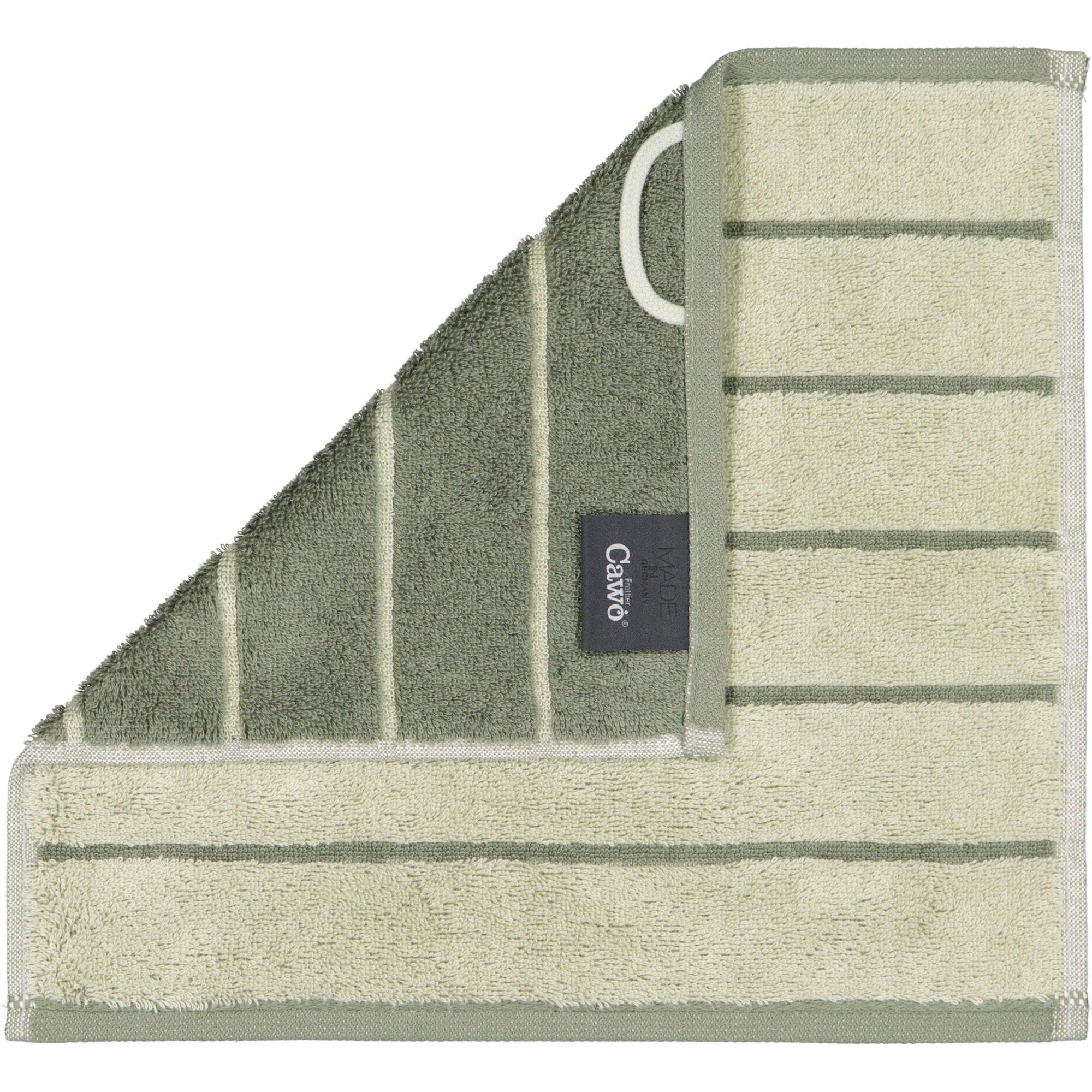 HANDTÜCHER BALANCE DOUBLEFACE 6232 WASABI - 44 - Grün, Textil (30/30cm) - Cawoe