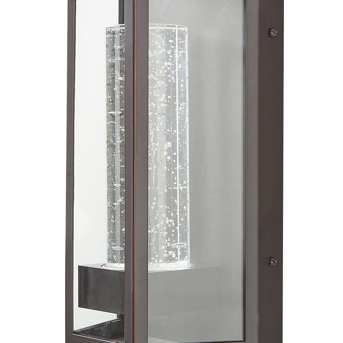 AUSSENWANDLEUCHTE Fruid 11/15/35 cm - Braun, Metall (11/15/35cm) - Beliani