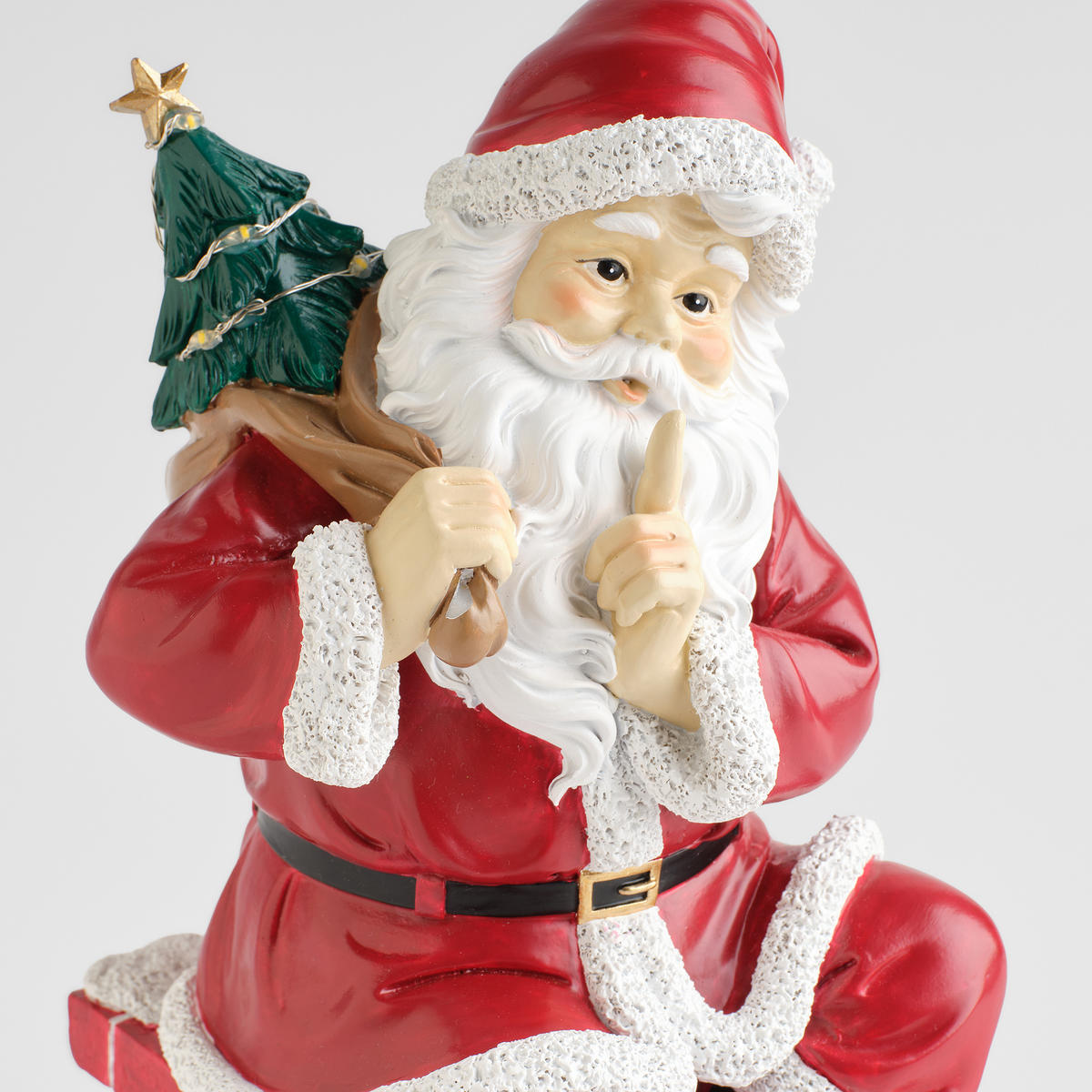 LEDFIGUR Chimney, Rot, 26.5 x 14 x 13 cm, Dekorative Weihnachtsdeko - Rot, Kunststoff (14/26.5/13cm) - home&you
