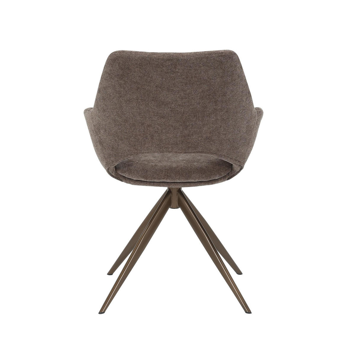ESSZIMMERSTUHL Daisy Braun 60/61/82 cm - Braun, Textil (61/82/60cm) - Starfurn