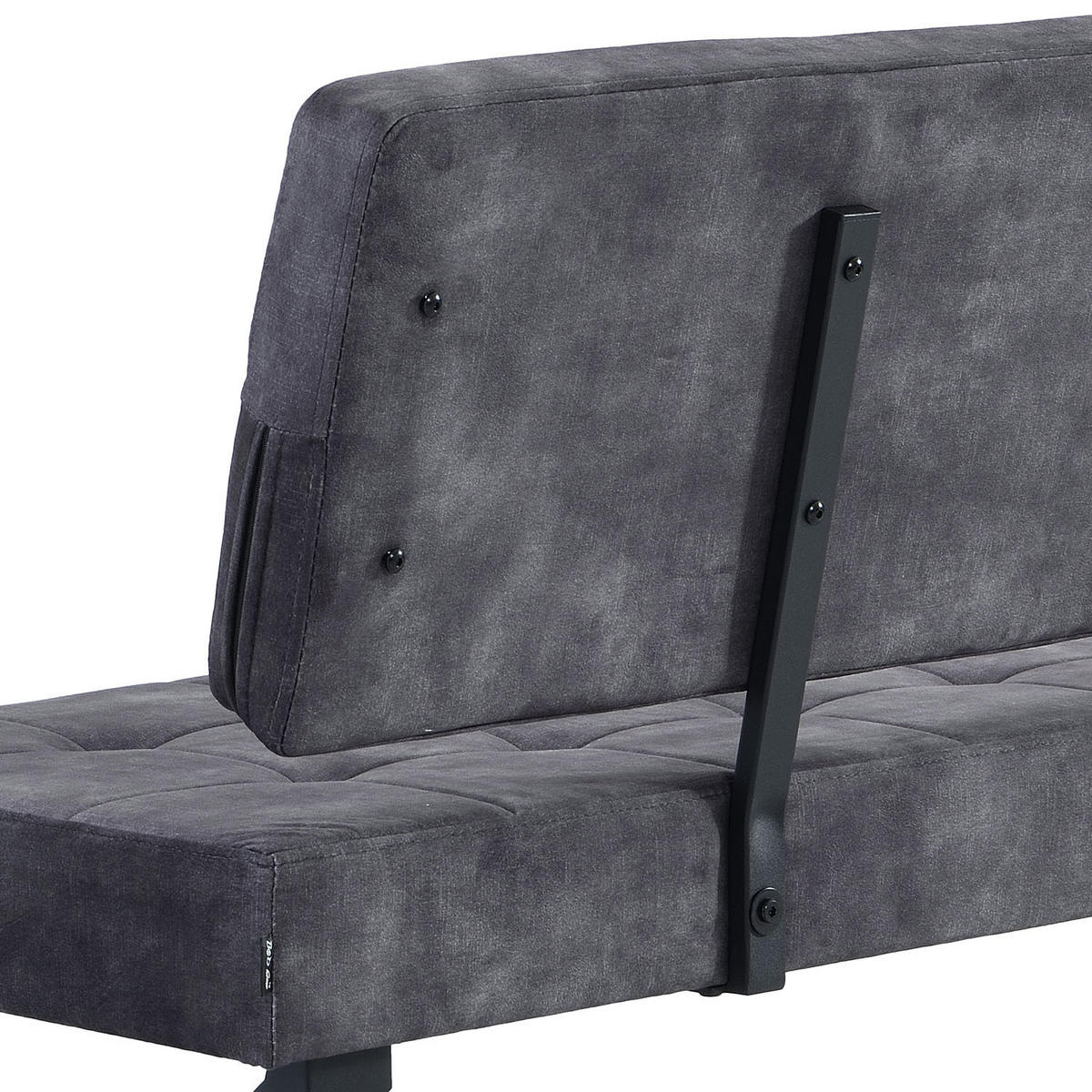 SITZBANK KAREN - Anthrazit, Metall (140/48/56cm) - B&D Home