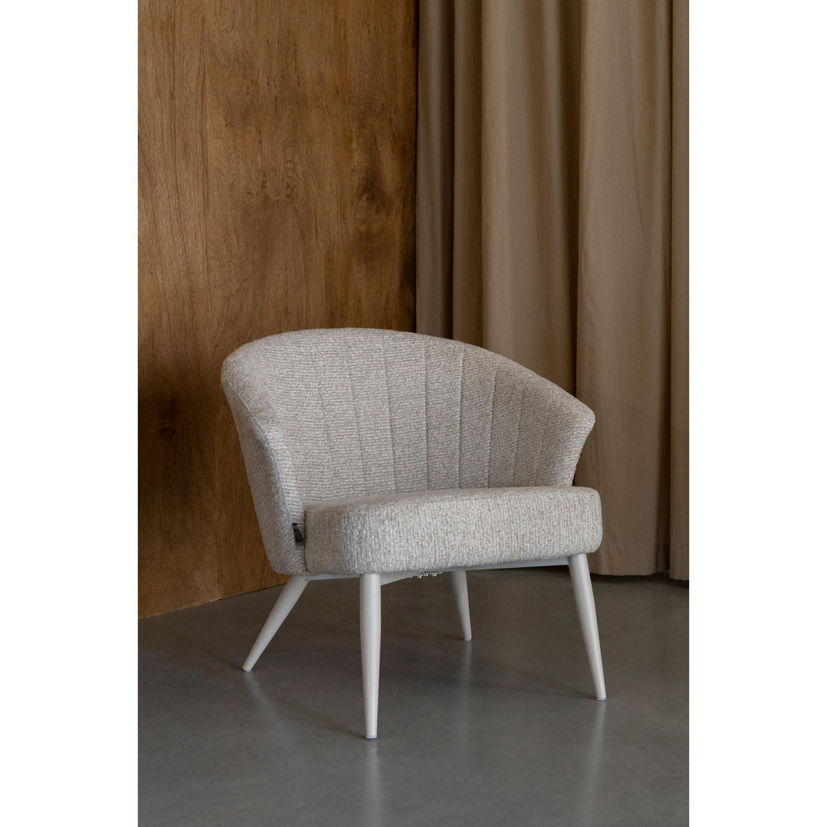 SESSEL Georgia Beige - Beige, Kunststoff (77/71/73.5cm) - Dutchbone