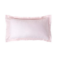 KISSENBEZUG Damast mit Stehsaum, Fadendichte 330 - Rosa, Textil (50/90cm) - Homescapes