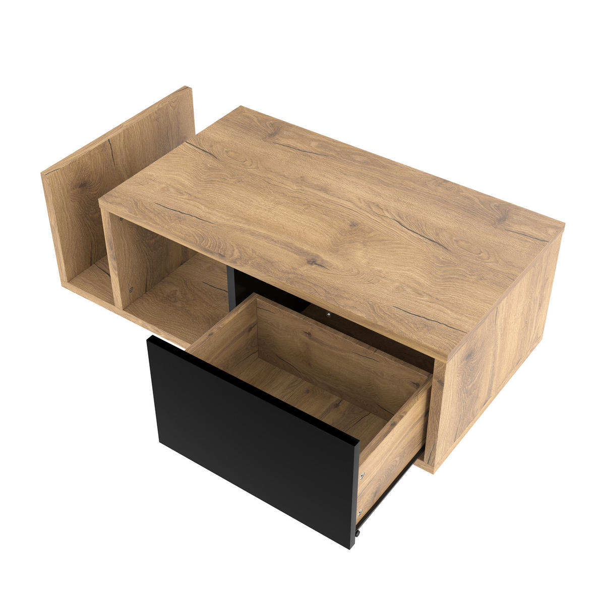 COUCHTISCH DE-06 Natur - Naturfarben, Holzwerkstoff (99.5/53/38cm) - ComfortXL
