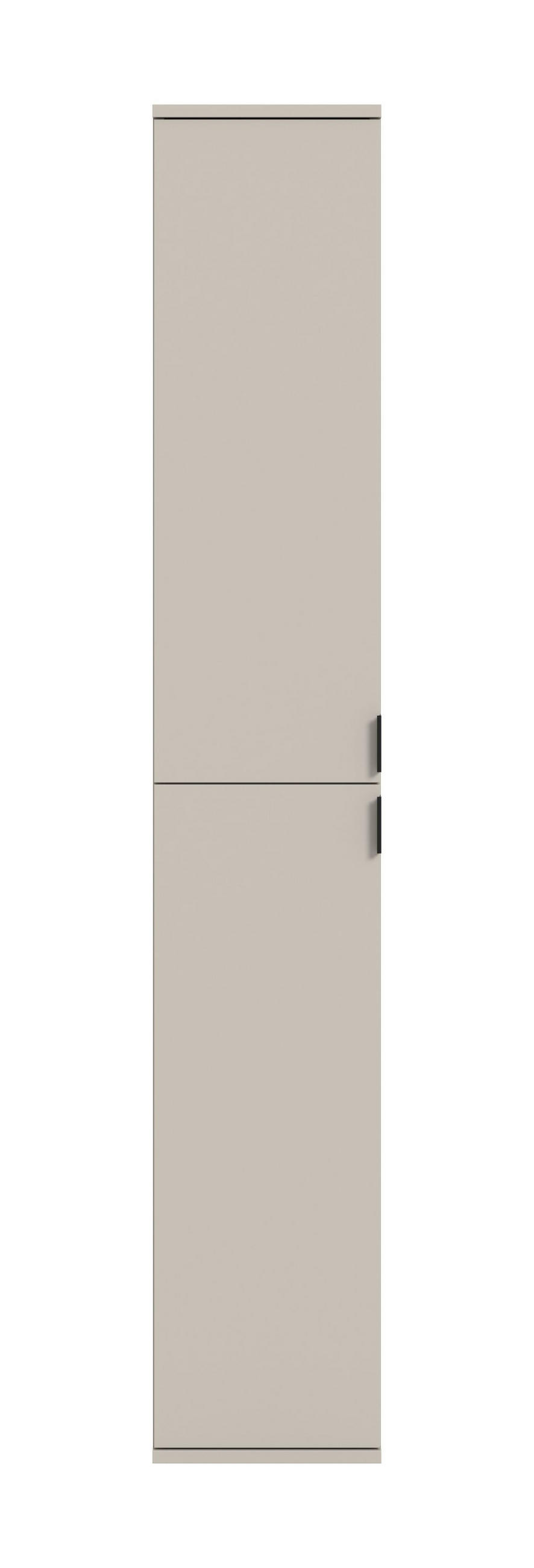 HOCHSCHRANK Projekt X Kaschmir 30/34/193 cm - Beige, Holzwerkstoff (30/193/34cm) - Xonox