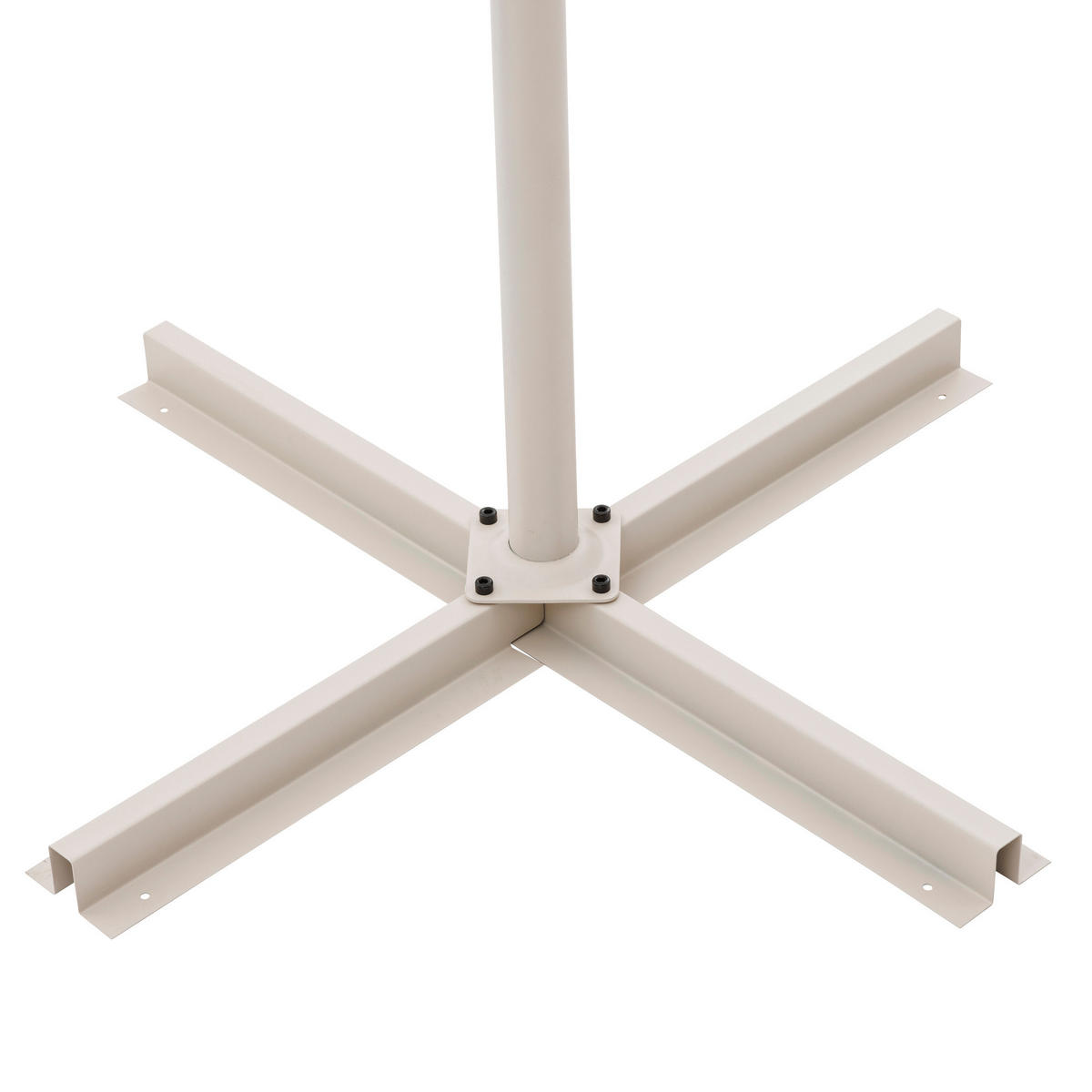 GARTENSCHIRM Manoa 300 cm - Creme, Metall (292/306cm)