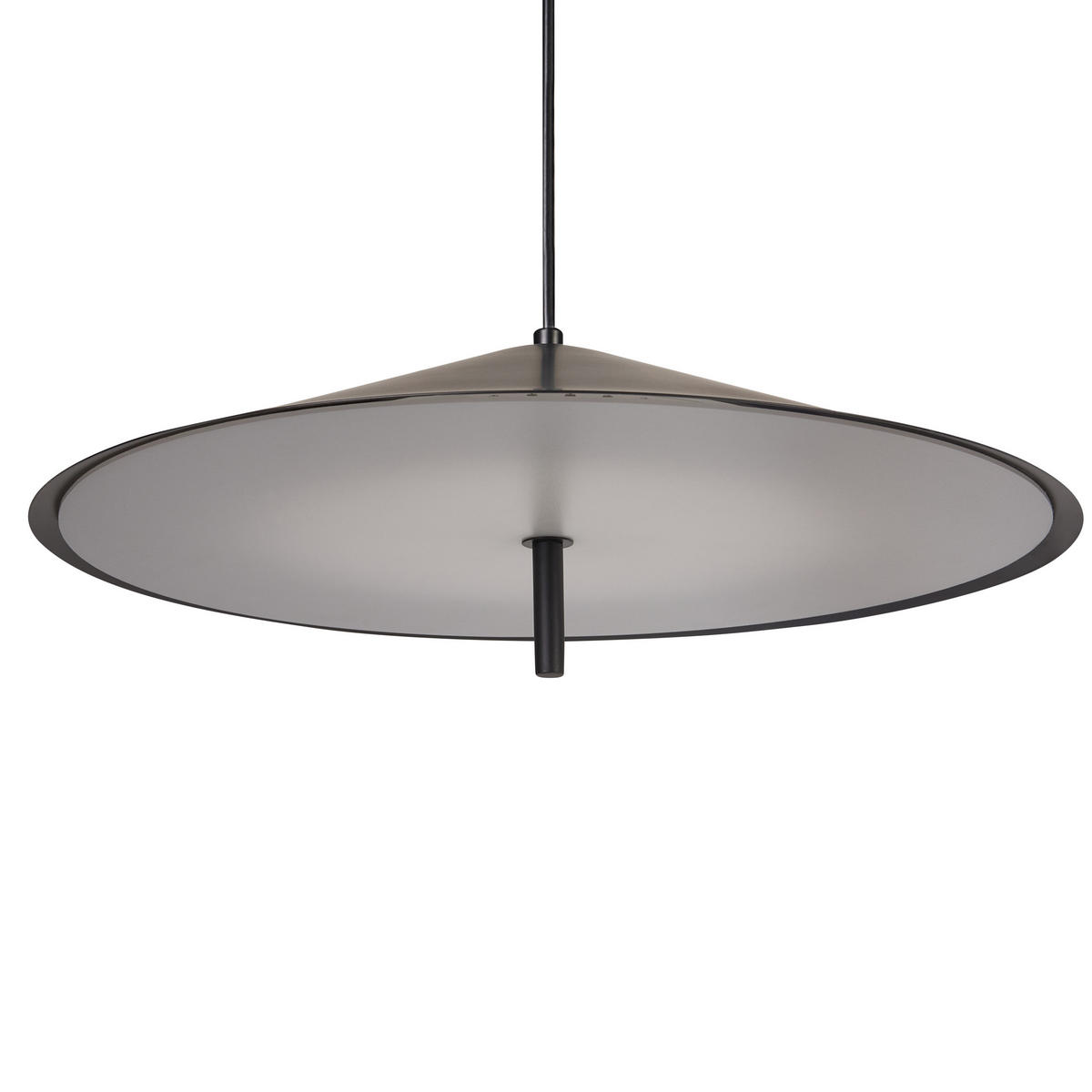 LED-STEHLAMPE Schwarz Comalie - Schwarz, Metall (48/88/205cm) - Beliani
