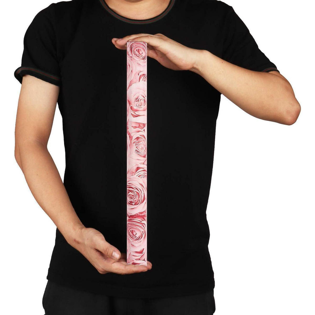 GESCHENKPAPIER 3 Rollen Set Rosa Blumenmuster 43,2 cm x 3,05 m - Multicolor, Papier (6.7/11.8/6.7cm)