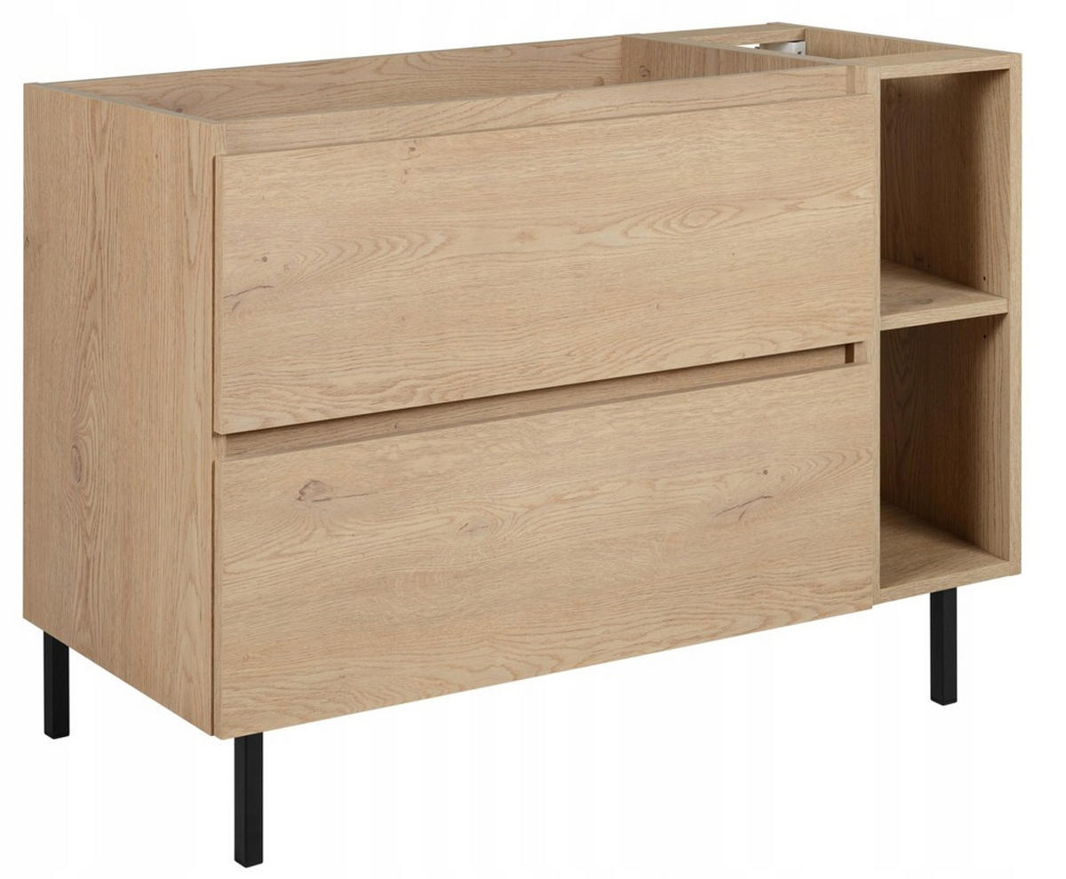 WASCHBECKUNTERSCHRANK SIMPLE mit Beinen 80cm Eichen Craft - Eiche Artisan, Holz (80/62/46cm) - Rodan