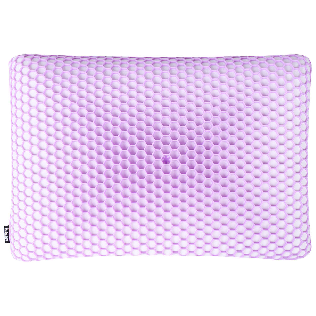 KOPFKISSEN Violett 54/37 cm Athos - Violett/Weiß, Textil (54/37cm) - Beliani