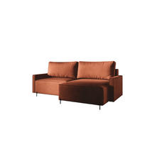 ECKSOFA Braga Mit Schlaffunktion - Rotbraun, Holzwerkstoff/Textil (229/148cm) - Fun Möbel