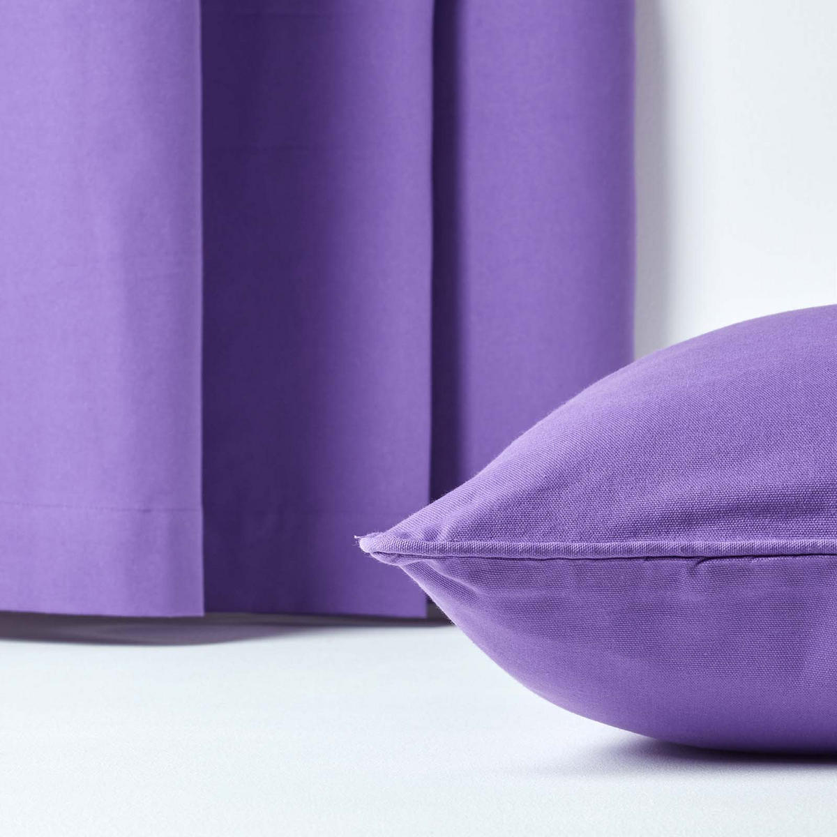 KISSENHÜLLE lila 30/30 cm, 100% Baumwolle - Lila, Textil (30/30cm) - Homescapes
