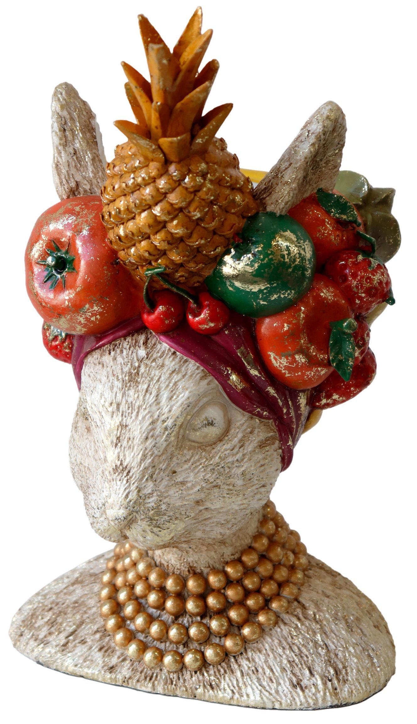 OBJEKTVASE Bohemian Rabbit bunt - Multicolor, Kunststoff (24cm) - FURNARO