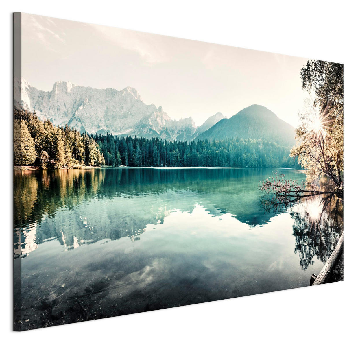 LEINWANDBILD See 120x80 cm - Multicolor, Holz (120/80cm) - LUMASOUL