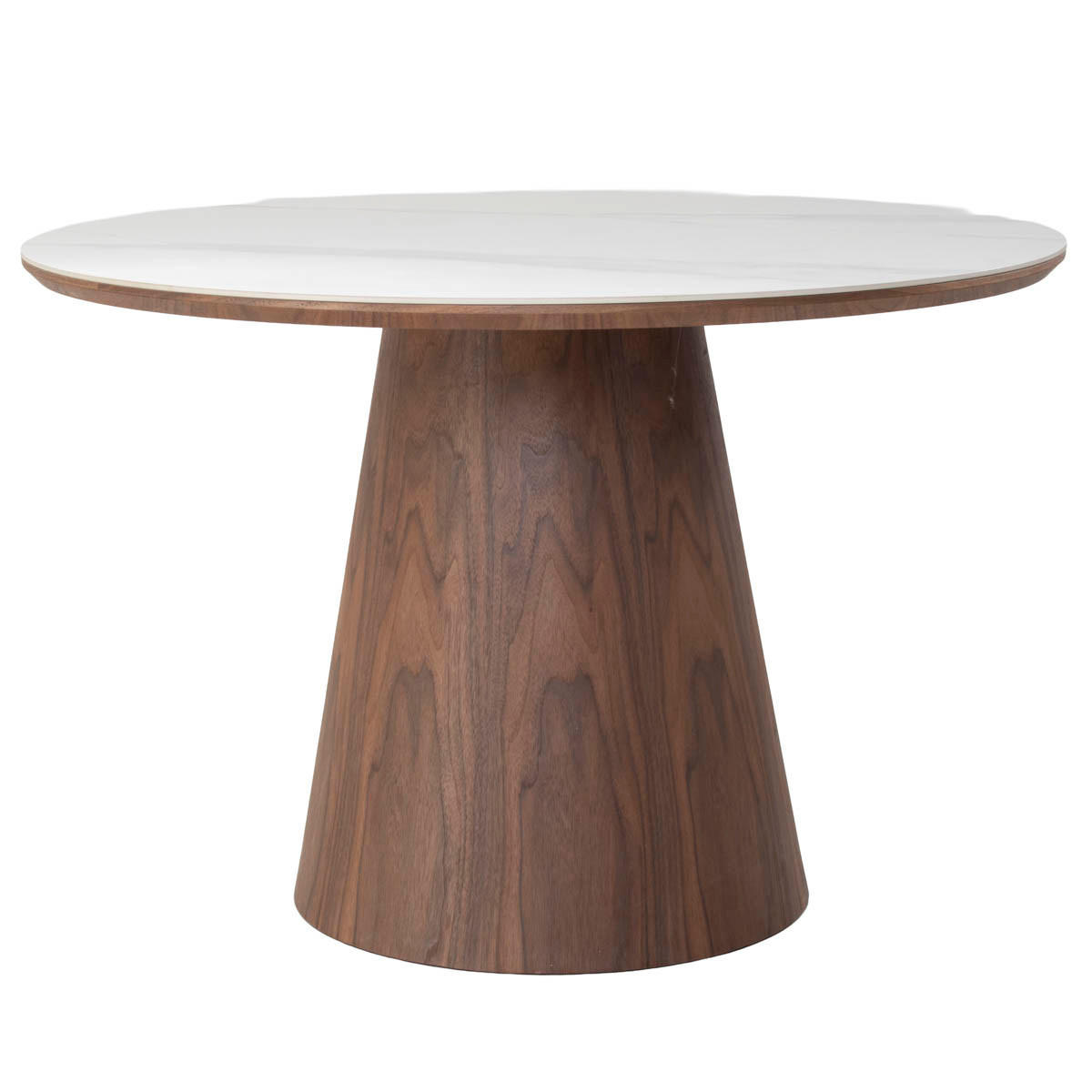 Giga Meubel Esstisch Dunkelbraun 115x77x115 cm