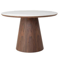 ESSTISCH aus Keramik 115x115x77cm, dunkelbraun - Dunkelbraun, Holz (115/115/77cm) - Giga Meubel