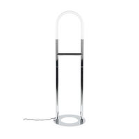 STEHLAMPE Arch Chrom - Silberfarben, Metall (40/40/135cm) - Zuiver