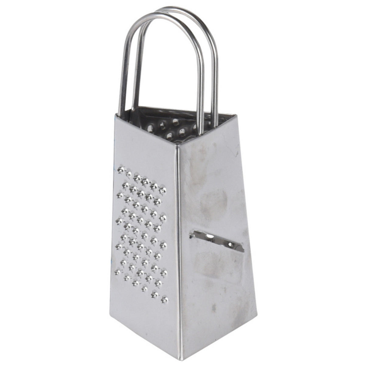 KÜCHENREIBE Basic Silber 5/5/12 cm Metall - Silberfarben, Metall (5/12/5cm) - Mondex