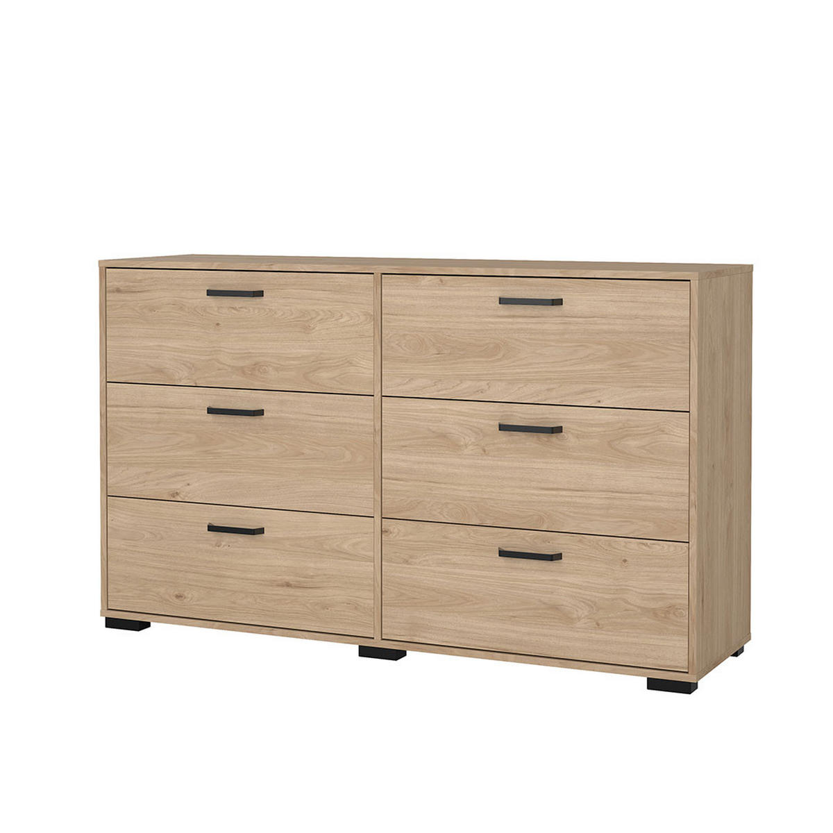 KOMMODE, Sofia, Eiche, Holzwerkstoff, 139 x 40 x 83 cm - Eichefarben, Holzwerkstoff (139/83/40cm) - ebuy24