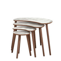 COUCHTISCH moon weiss - Weiß, Holz (40/75/55cm) - Habitat Garten