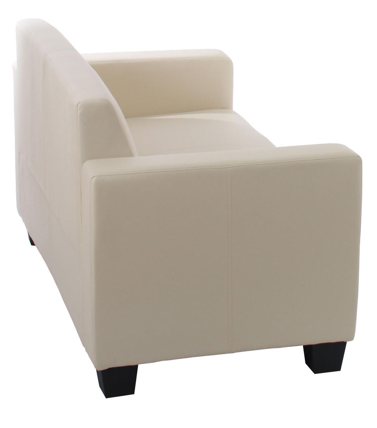 SOFA-GARNITUR Cremeweiß - Weiß, Textil (136/76/72cm) - MCW