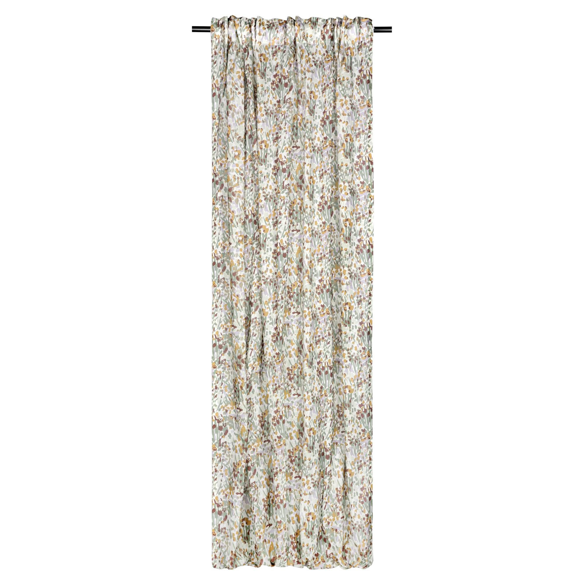 VORHANG MIT VERDECKTEN SCHLAUFEN JARDIN - Grün, Textil (130/1/250cm) - Schöner Wohnen