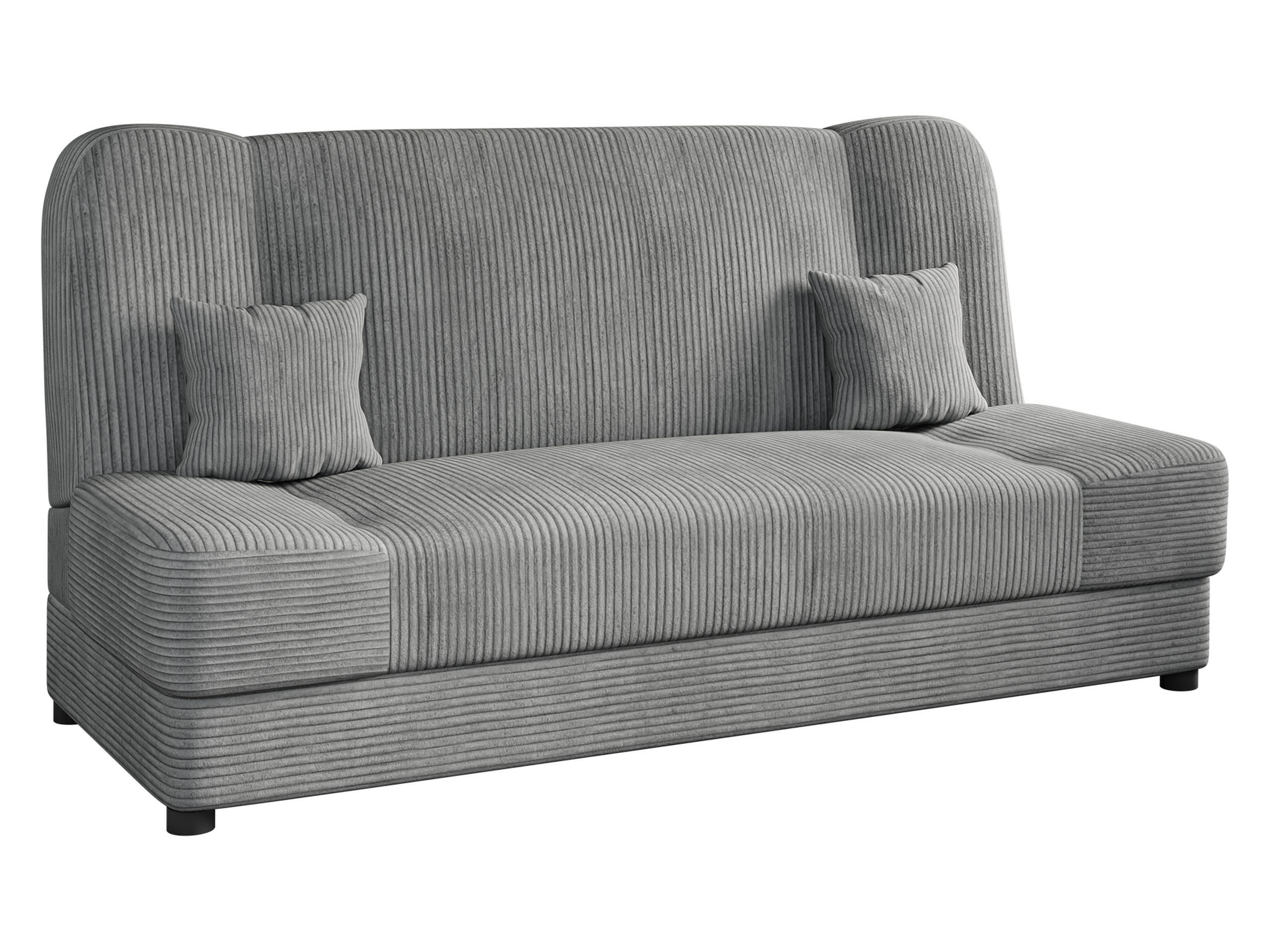 SCHLAFSOFA Jonas Cord - Grau, Holz/Textil (195/86/87cm) - MIRJAN24