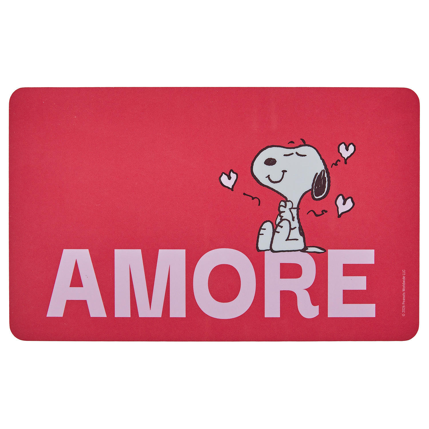 FRÜHSTÜCKSBRETTCHEN Peanuts Amore - Pink, Kunststoff (23/0.2/14cm) - Butlers