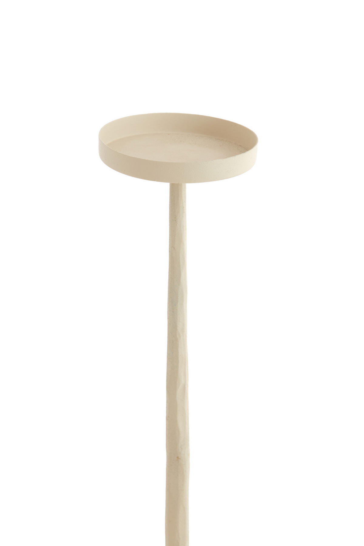 KERZENSTÄNDER Esine Weiß Ø18/80 cm - Weiß, Metall (18/80/18cm) - Light & Living