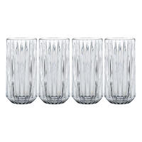 LONGDRINKGLAS Jules, 4er Set, Kristallglas, 375 ml - Transparent, Glas (0.38L) - Nachtmann