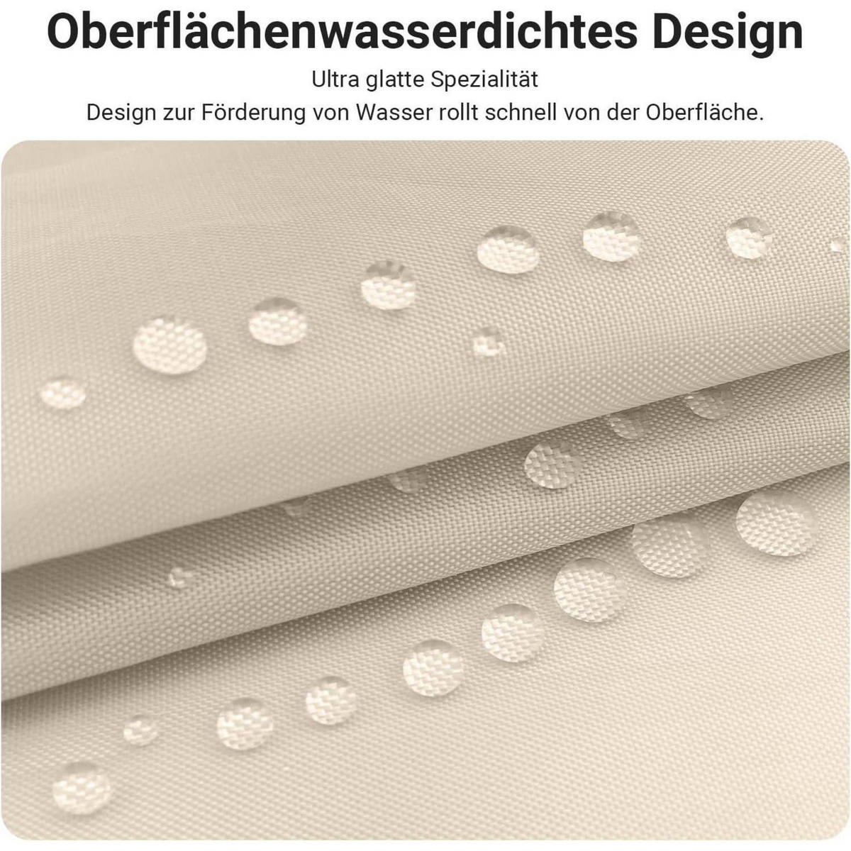 DUSCHVORHANG Beige 180 x 230 cm mit beschwertem Saum - Beige, Textil (180/230cm)