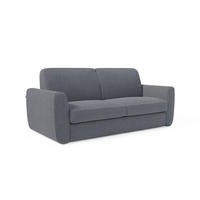 SCHLAFSOFA Leonida - Blau, Metall (222/92/98cm) - Divani.store