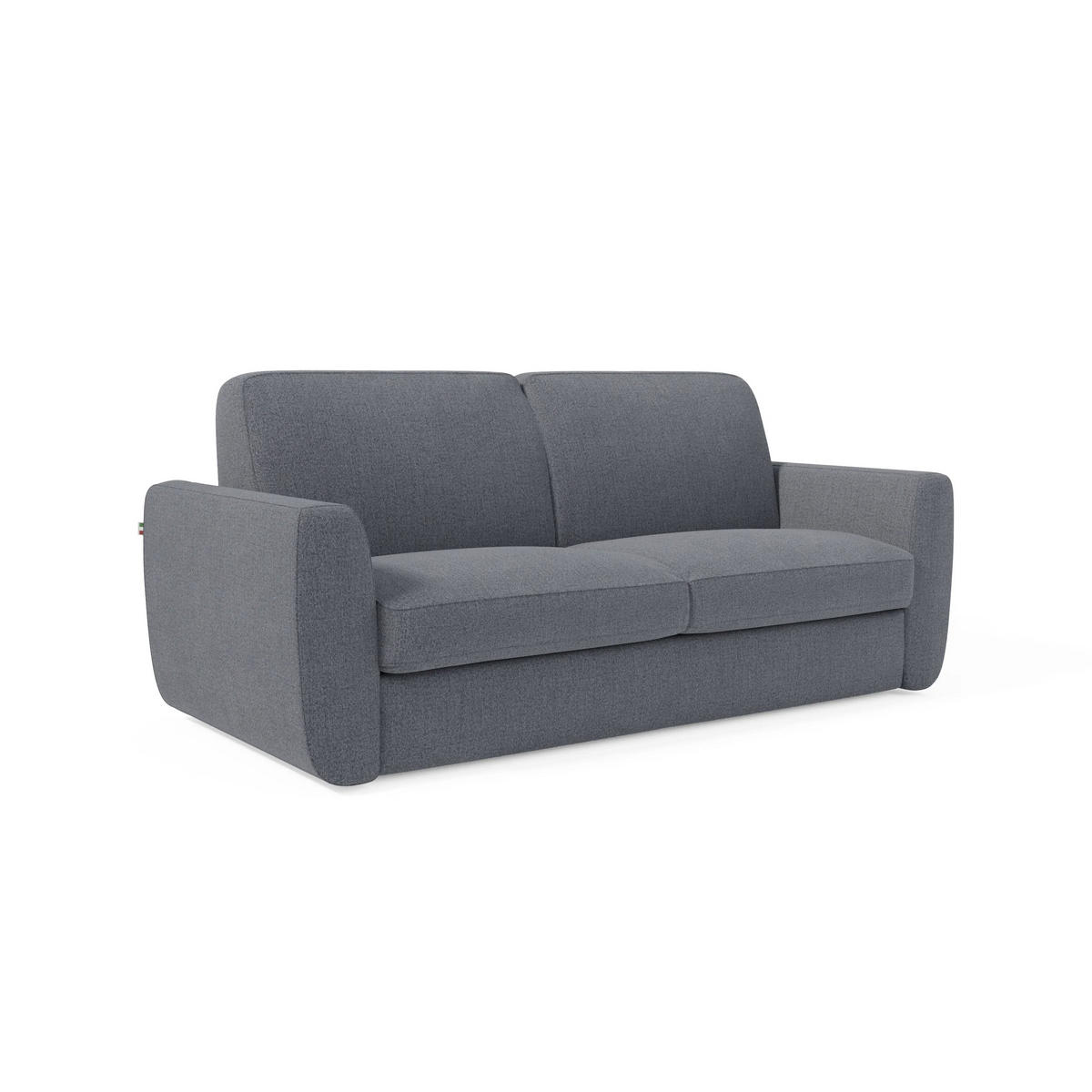 SCHLAFSOFA Leonida - Blau, Metall (222/92/98cm) - Divani.store