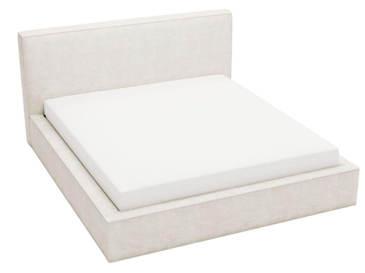 POLSTERBETT Monaco 160x200 Cremige - Creme, Textil (160/200cm) - Graingold