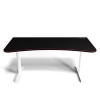 GAMINGTISCH Arena 160/82/71-81 cm Weiß - Weiß, Metall (82/160/71cm) - Arozzi