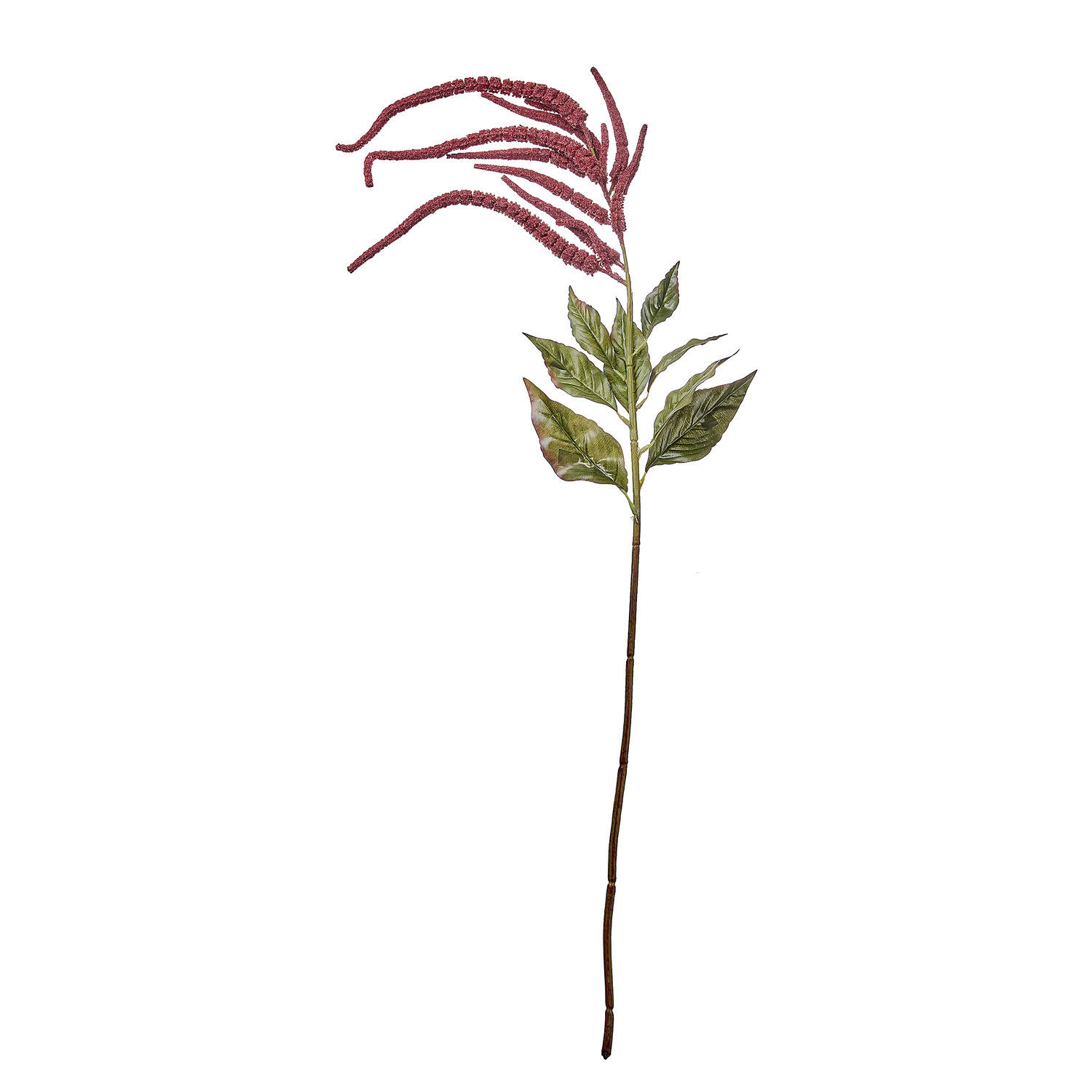 KUNSTBLUME Florista Hirse/Millet - Rot, Kunststoff (110cm) - Butlers