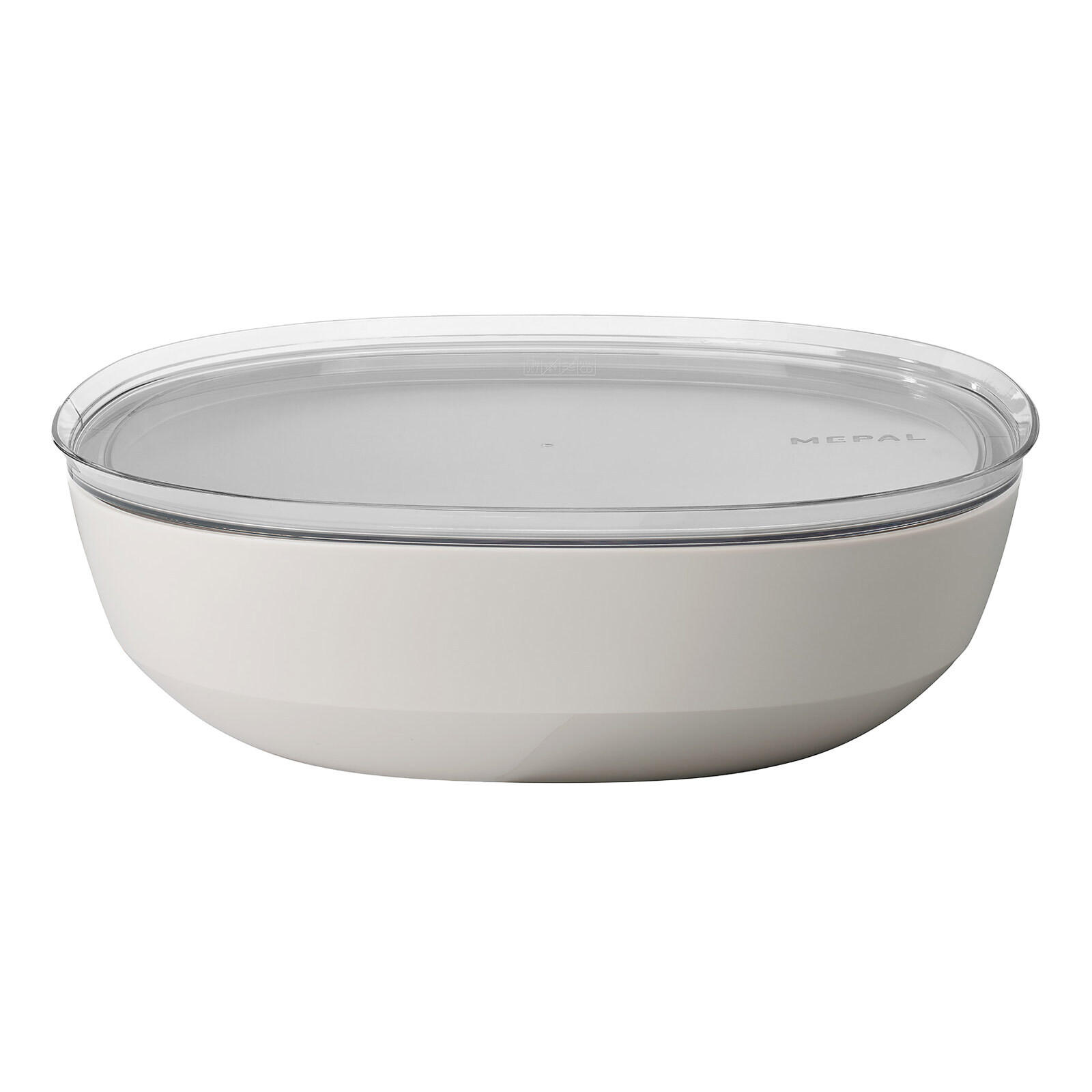 SERVIERSCHALE MIT DECKEL Silueta Nordic White 4000 ml - Weiß, Kunststoff (30.1cm) - Mepal
