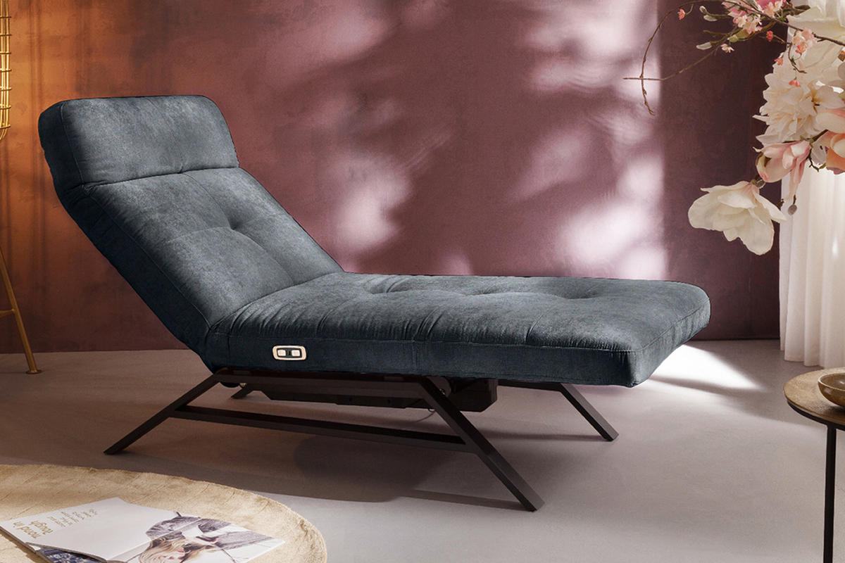 LIEGE AMERIVA Schwarz Velvet - Schwarz, Textil (80/110/158cm) - KAWOLA