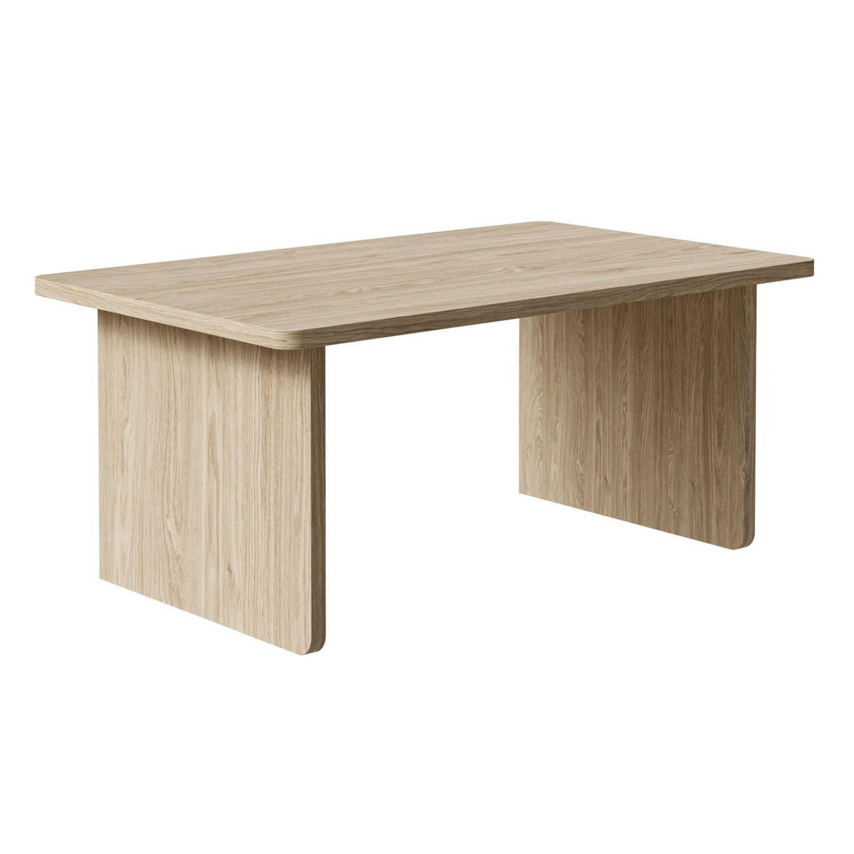 COUCHTISCH 2ER-SET Usalo Holzoptik Eiche 140x90 / 90x55 cm - Eichefarben/Beige, Holzwerkstoff (90/140/40cm) - Selsey