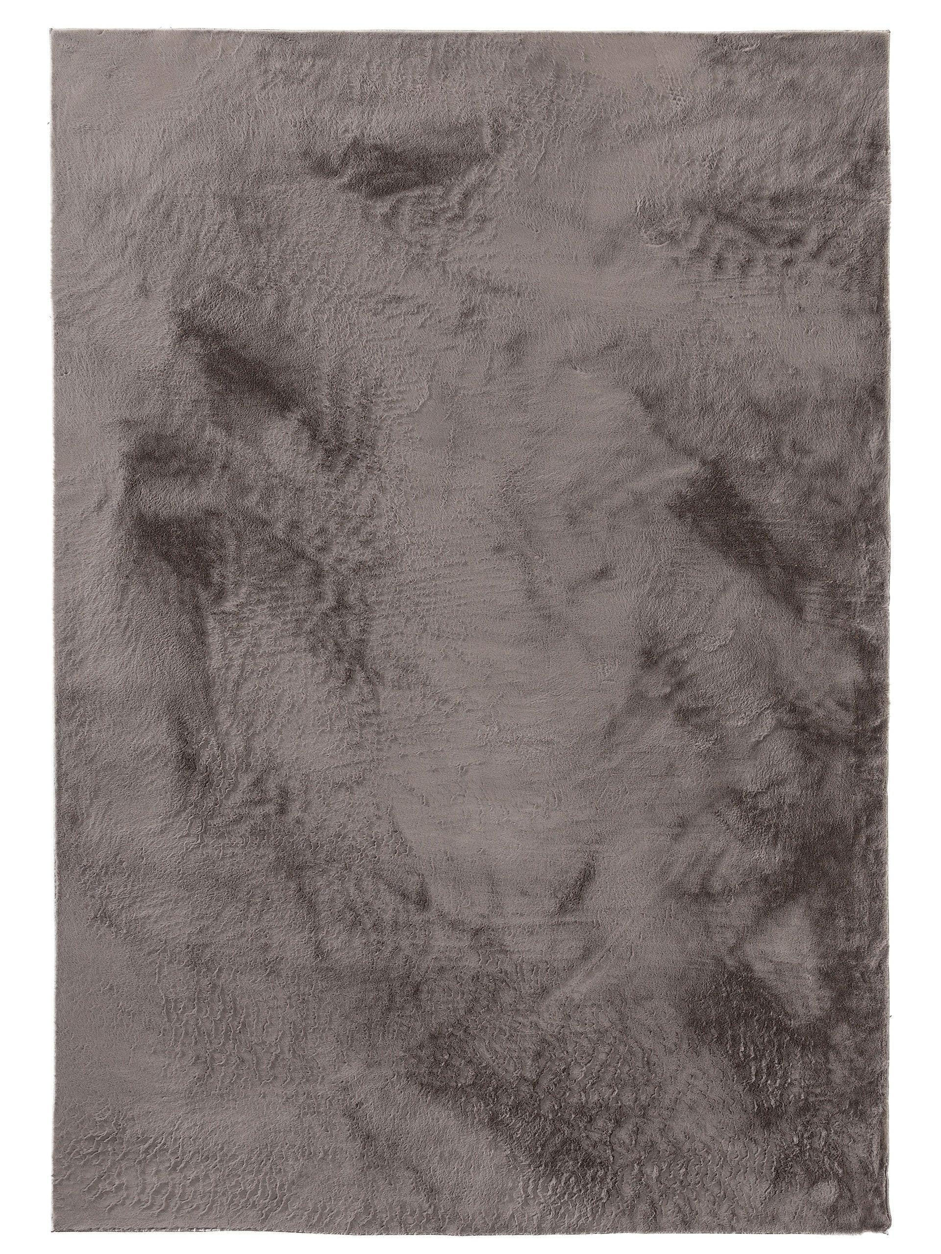 KUNSTFELLTEPPICH Furry Grau 60x120 cm - Grau, Kunststoff (60/120cm) - benuta