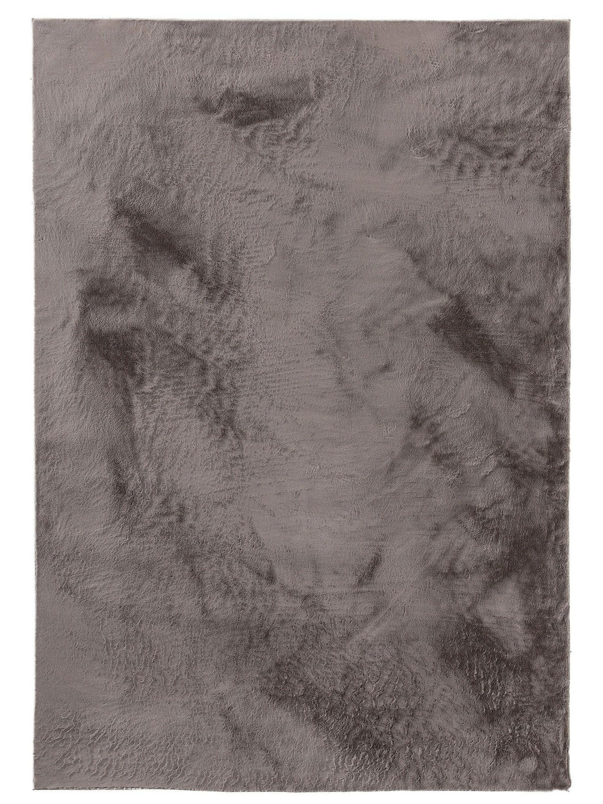 KUNSTFELLTEPPICH Furry Grau 60x120 cm - Grau, Kunststoff (60/120cm) - benuta
