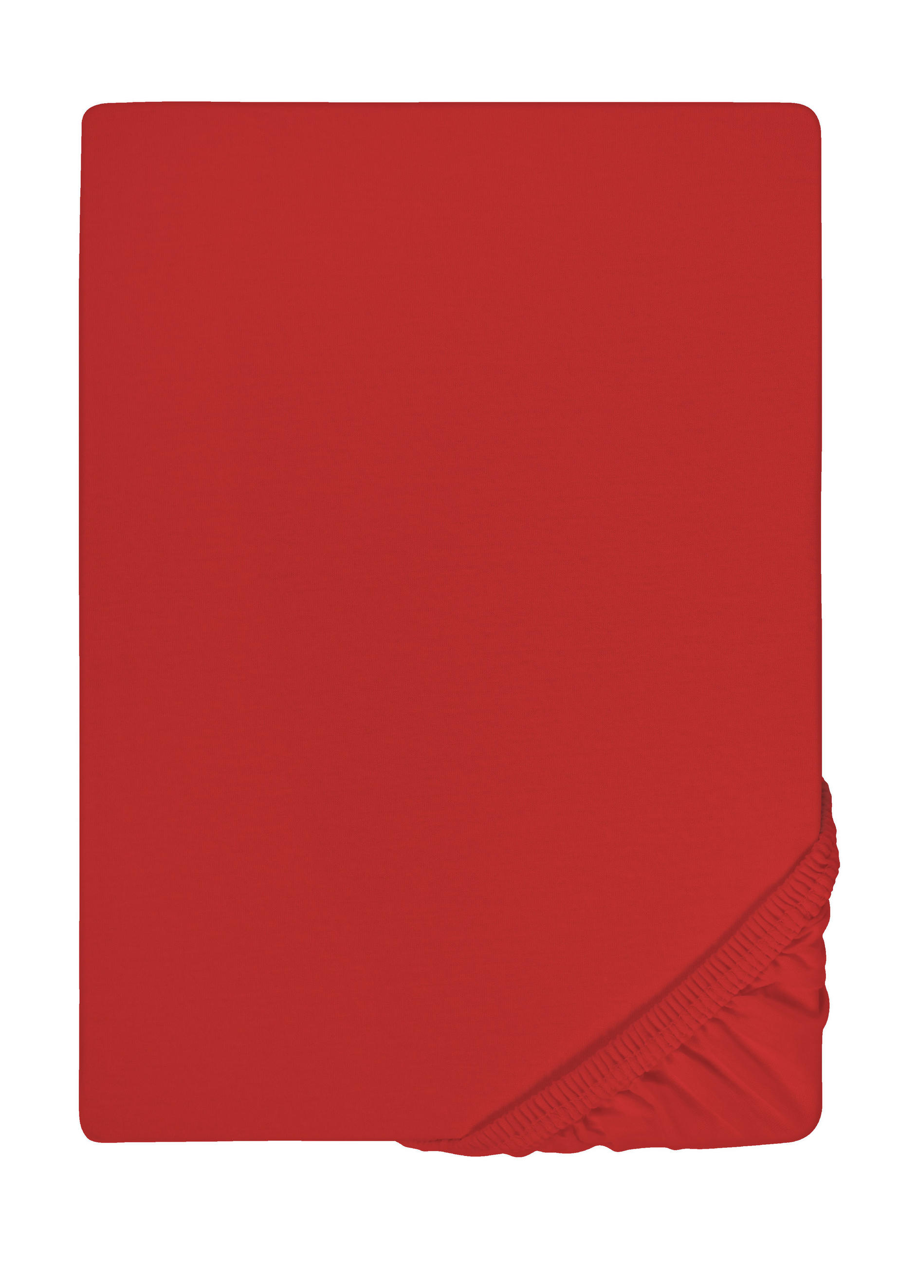 biberna Spannbetttuch Rot 200x220 cm