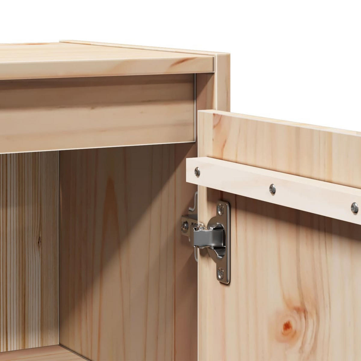 WANDSCHRANK 30/30/60 Cm Massivholz Kiefer - Braun, Holz (30/40/30cm) - vidaXL