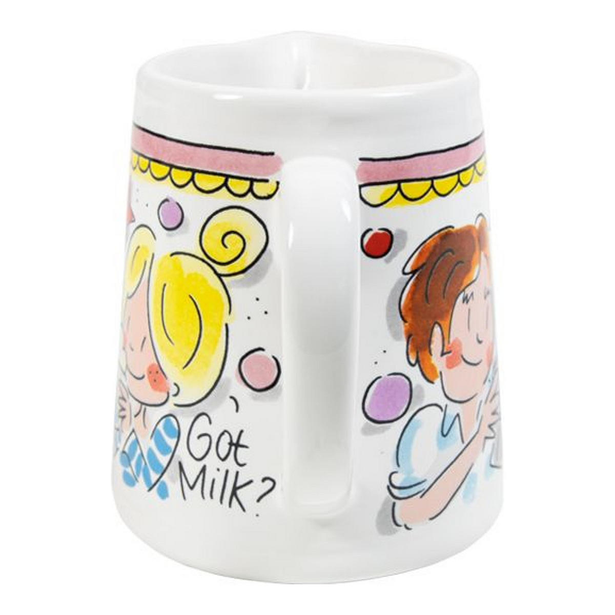 MILCHKANNE Hast du Milch? in Bunt - 9cm - Multicolor, Keramik (0.5L) - Blond Amsterdam