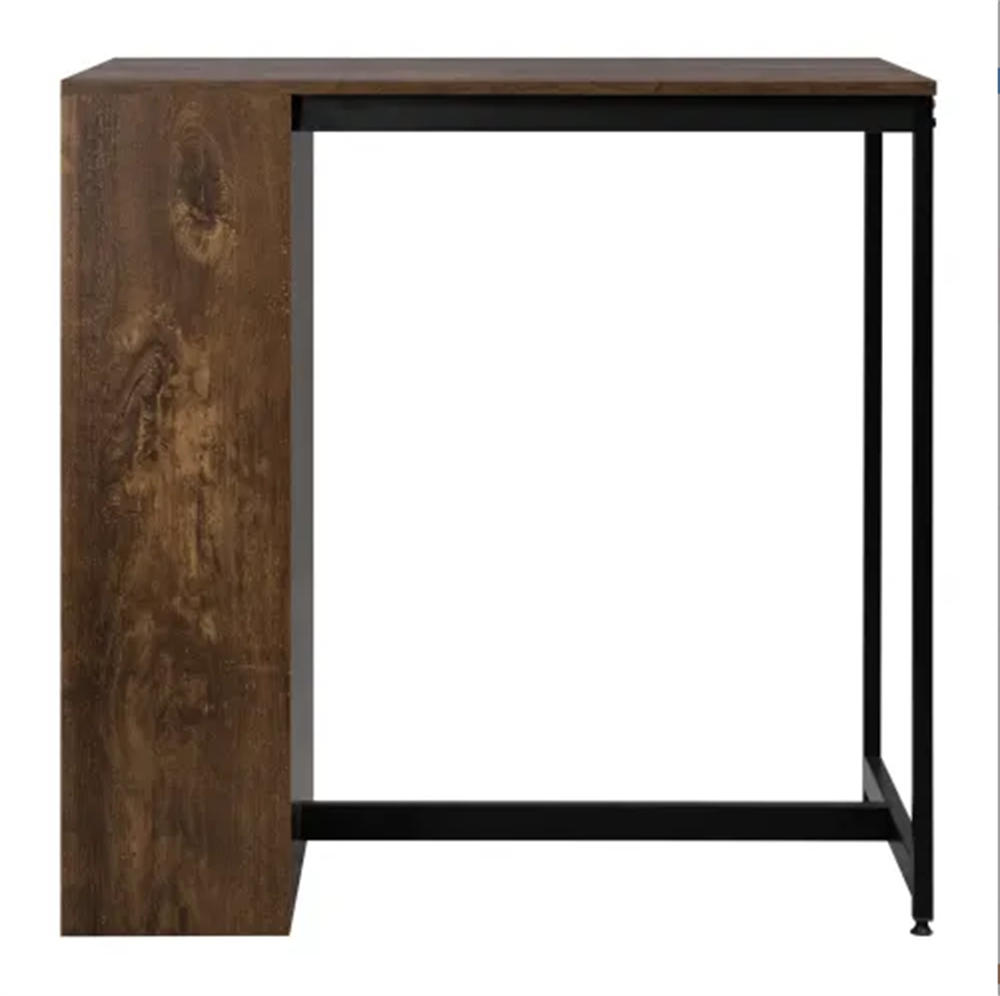 XXXLutz Bartisch Schwarz, Braun 49x91x91 cm