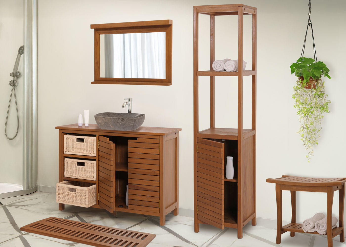 REGAL Braun - Braun, Holz (40/180/40cm) - MCW