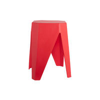 HOCKER Cherish Bright red 29/29/47 cm - Rot, Kunststoff (29/47/29cm) - Leitmotiv