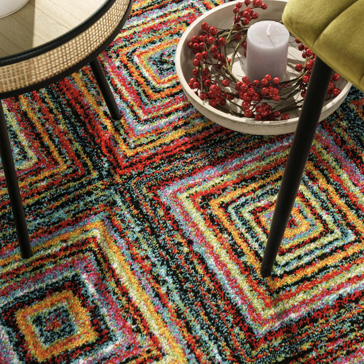 KURZFLORTEPPICH 200/290 cm Passion 224 - Multicolor, Kunststoff (200/290cm) - Paco Home