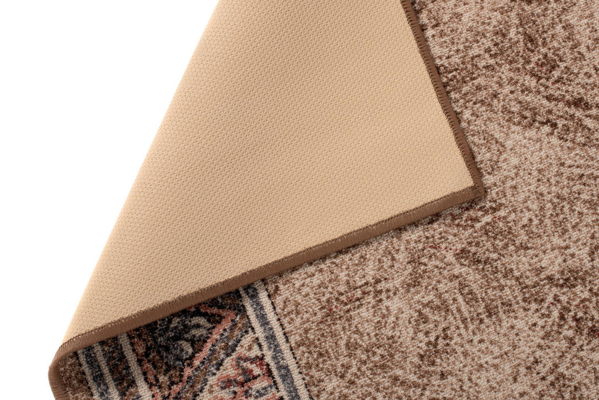 TEPPICHLÄUFER Anti-Rutsch Braun rutschfest Gummiunterlage 67/300 cm - Braun, Textil (67/300cm) - Tapiso