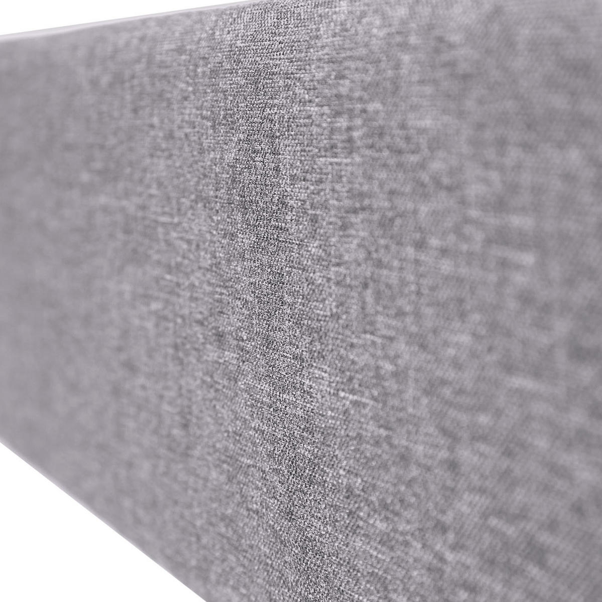 POLSTERBETT mit Lattenrost 180/200 cm in Grau - Grau, Textil (180/200cm) - Homestyle4u